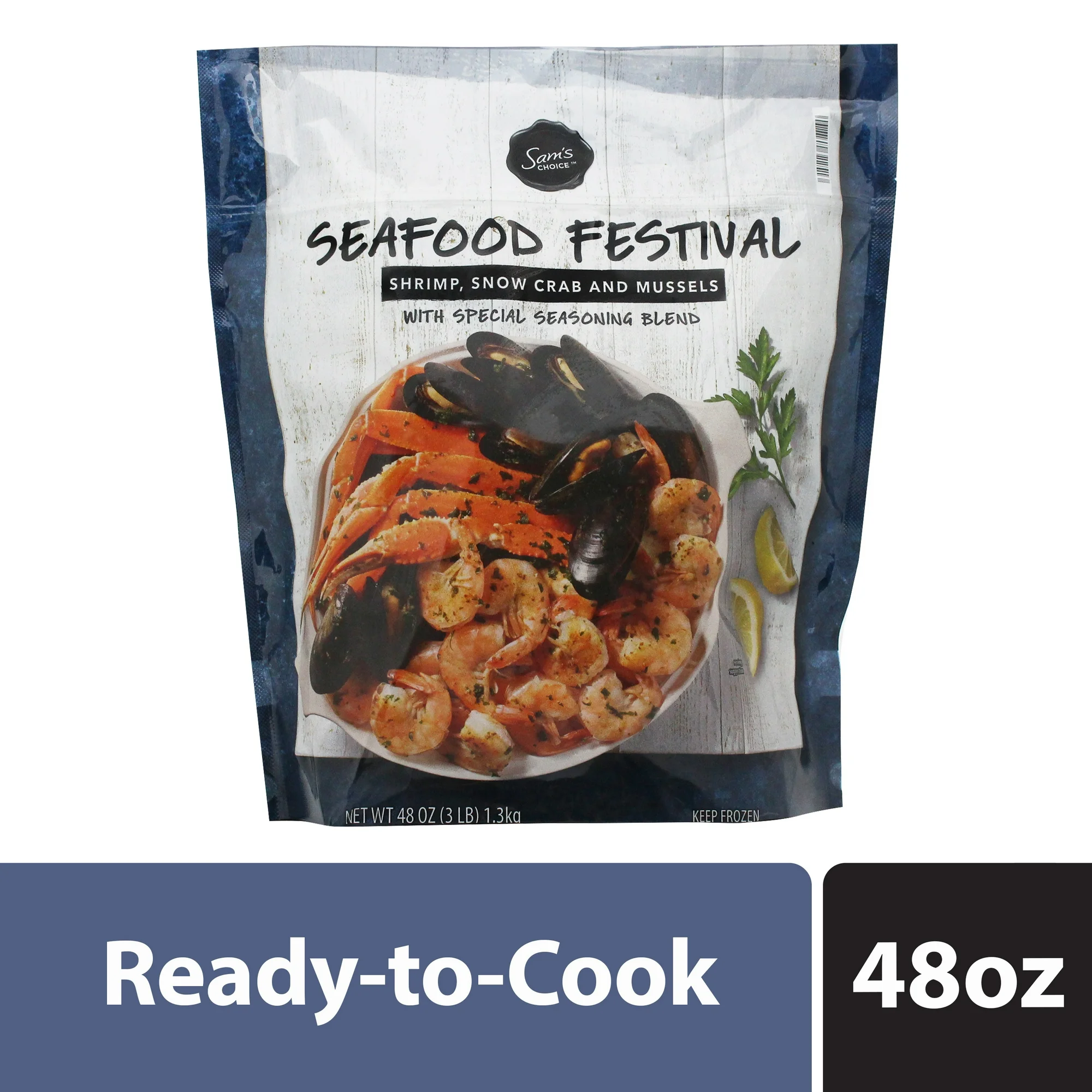 Seafood Festival Mix – Shrimp, Snow Crab, Mussels